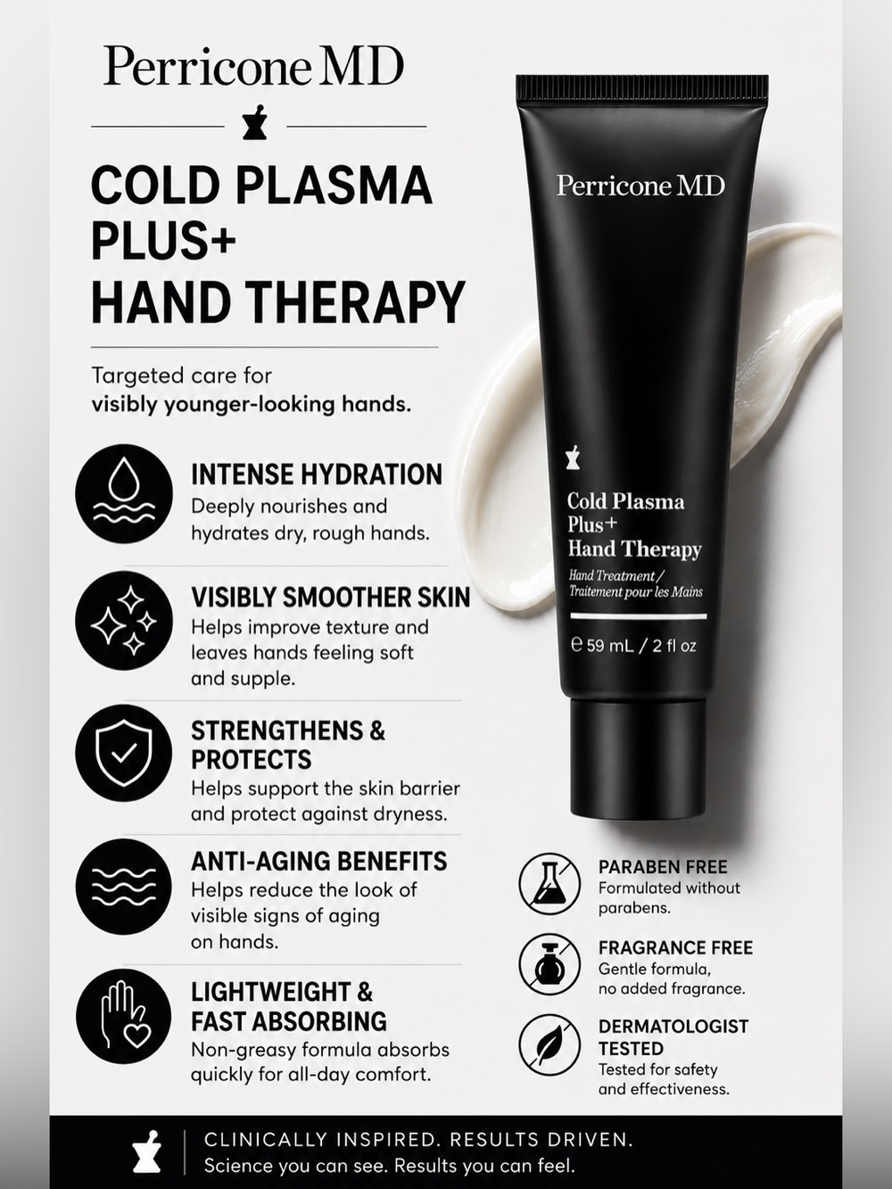 Perricone MD Cold Plasma Plus+ Hand Therapy 2oz New without box